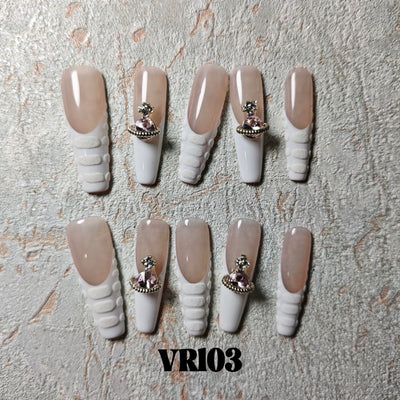 Link 1 (VR101-VR125) Handmade original cool press-on nails