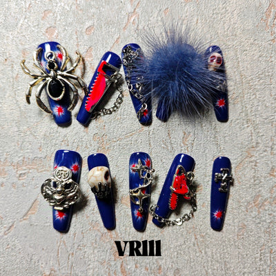 Link 1 (VR101-VR125) Handmade original cool press-on nails