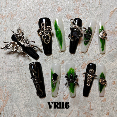 Link 1 (VR101-VR125) Handmade original cool press-on nails