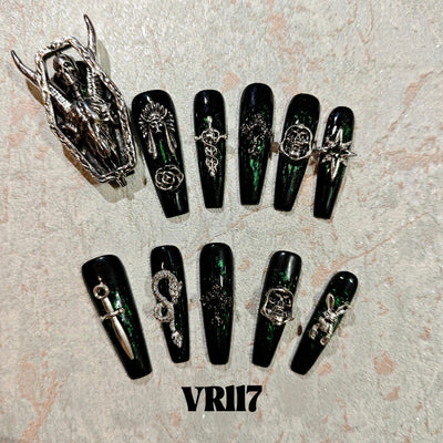 Link 1 (VR101-VR125) Handmade original cool press-on nails