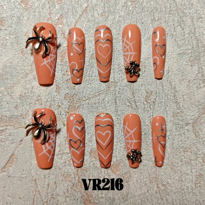 Link 3 (VR201-VR225) Handmade original cool press-on nails