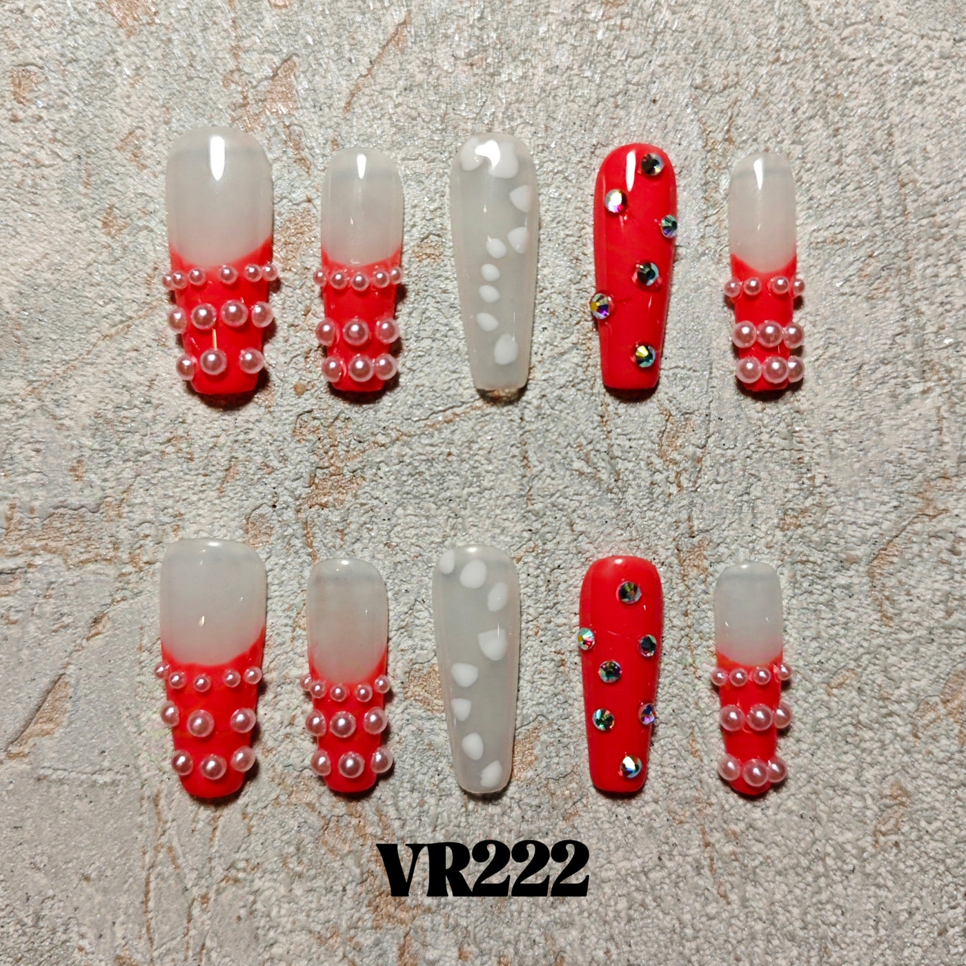 Link 3 (VR201-VR225) Handmade original cool press-on nails