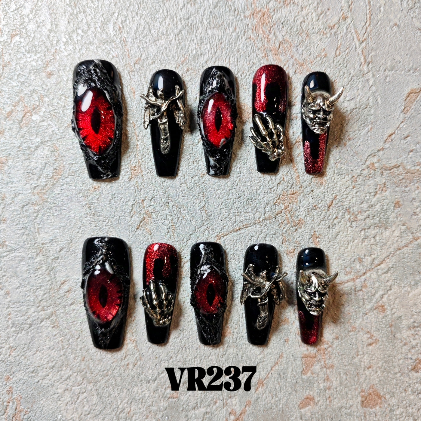 Link 4 (VR226-VR250) Handmade original cool press-on nails