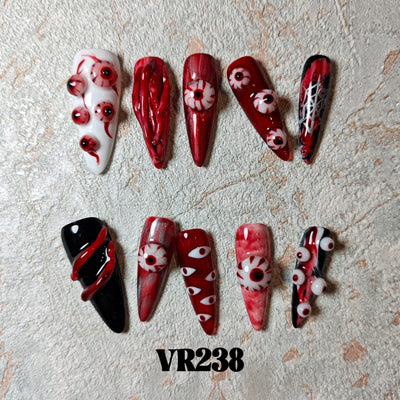 Link 4 (VR226-VR250) Handmade original cool press-on nails