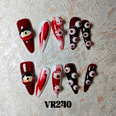 Link 4 (VR226-VR250) Handmade original cool press-on nails