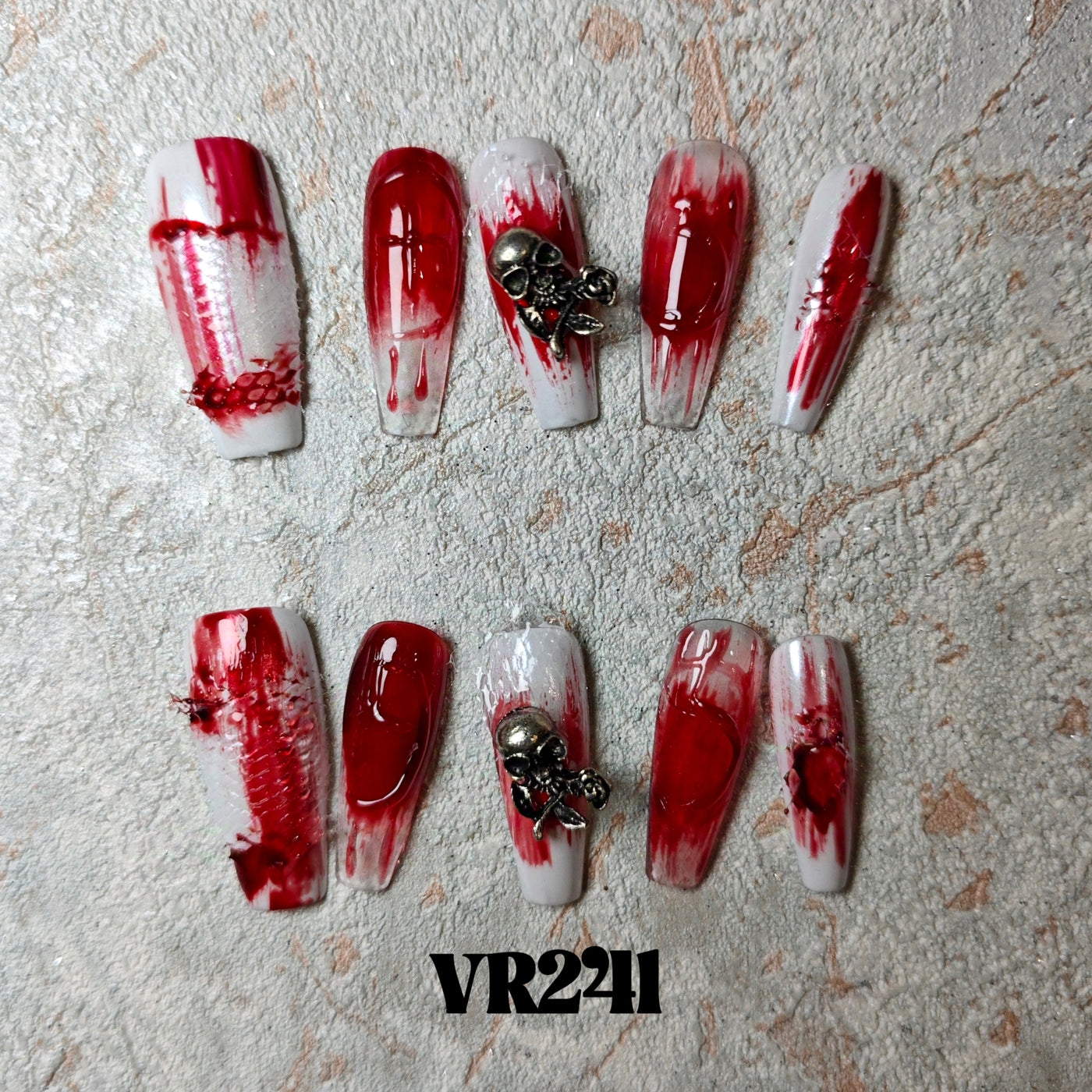 Link 4 (VR226-VR250) Handmade original cool press-on nails