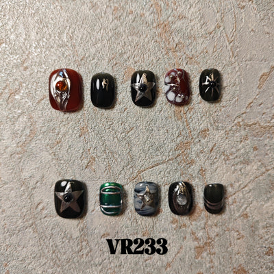 Link 4 (VR226-VR250) Handmade original cool press-on nails