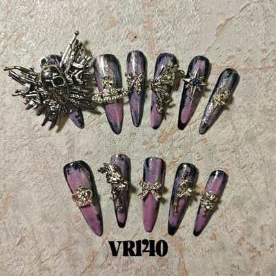 Link 2 (VR126-VR150) Handmade original cool press-on nails