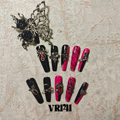 Link 2 (VR126-VR150) Handmade original cool press-on nails