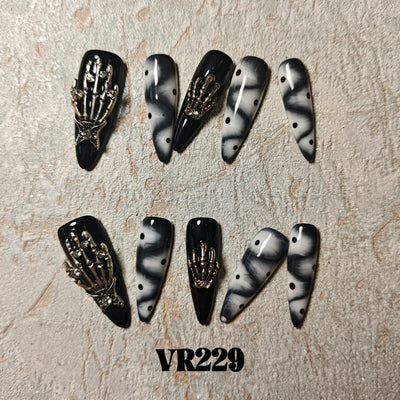 Link 4 (VR226-VR250) Handmade original cool press-on nails